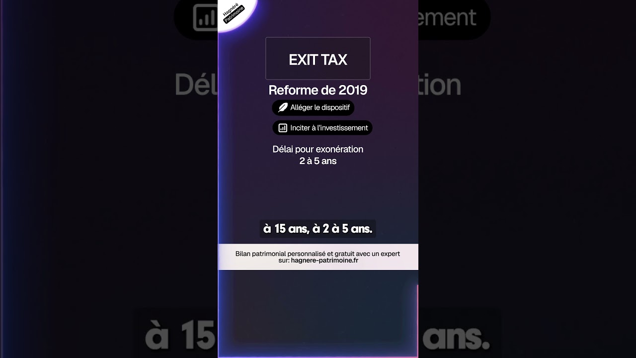 Budget 2026 🔙 Le retour de l’Exit Tax #Fiscalité #Entrepreneuriat