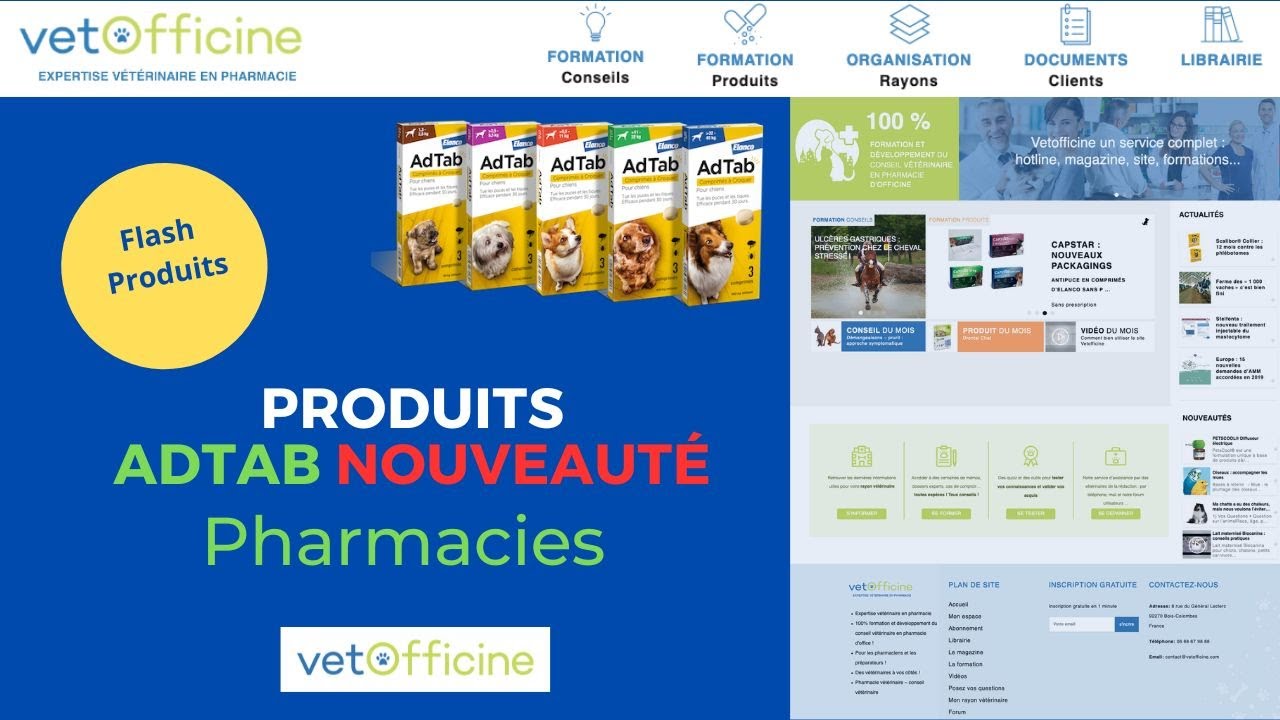 Pharmacie : AdTab comprimé antipuce et antitique pour chien sans ordonnance