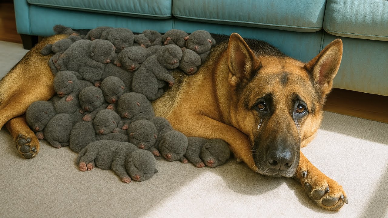 Au Refuge, Une Chienne Accouche — Puis Le Vétérinaire Découvre Que Ce Ne Sont Pas Des Chiots