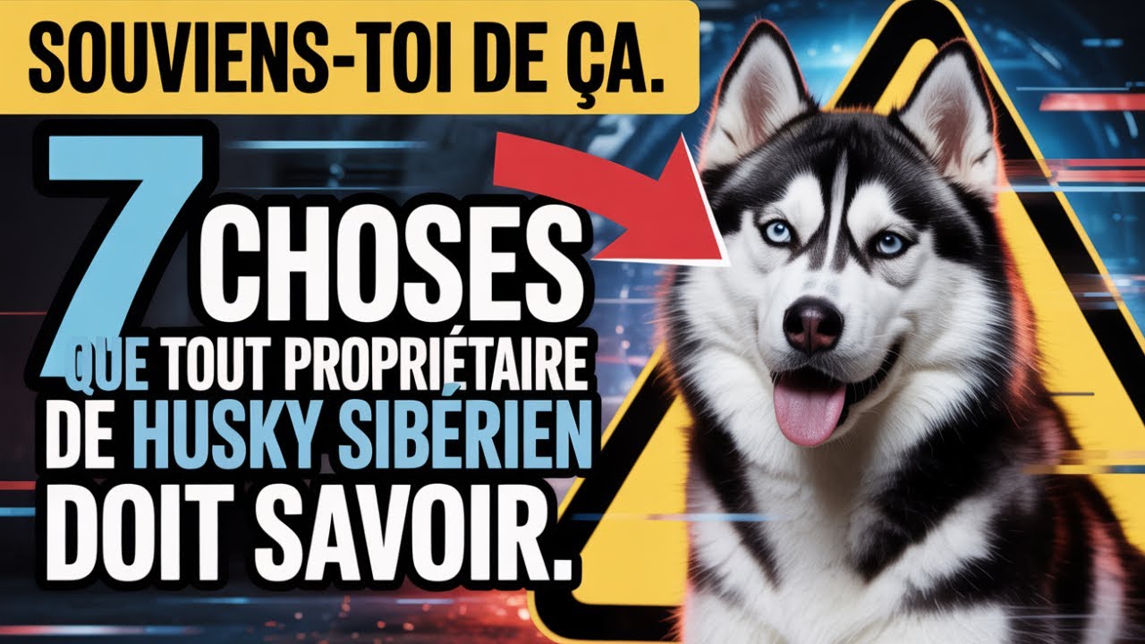 7 Choses Que Tout Propriétaire De Husky Sibérien Doit Savoir