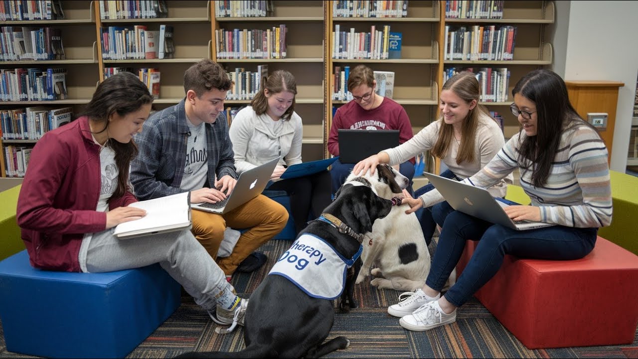 5 Bienfaits des Chiens de Thérapie pour Aider les Étudiants à Surmonter le Stress