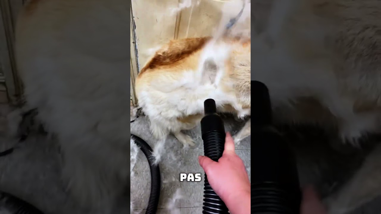 Une Tempête de Poils au Premier Toilettage de Ce Husky ! 🐕💥