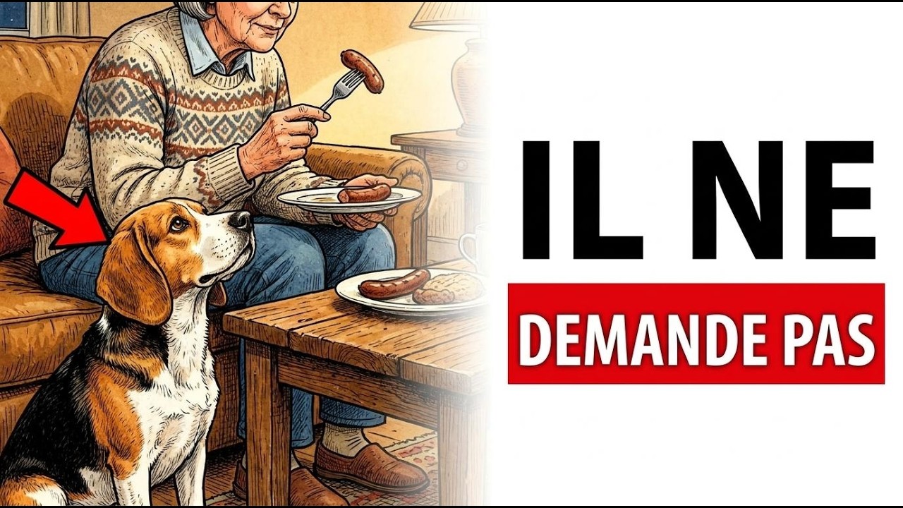 Votre chien vous fixe quand vous mangez ? Voici ce qu'il demande vraiment !