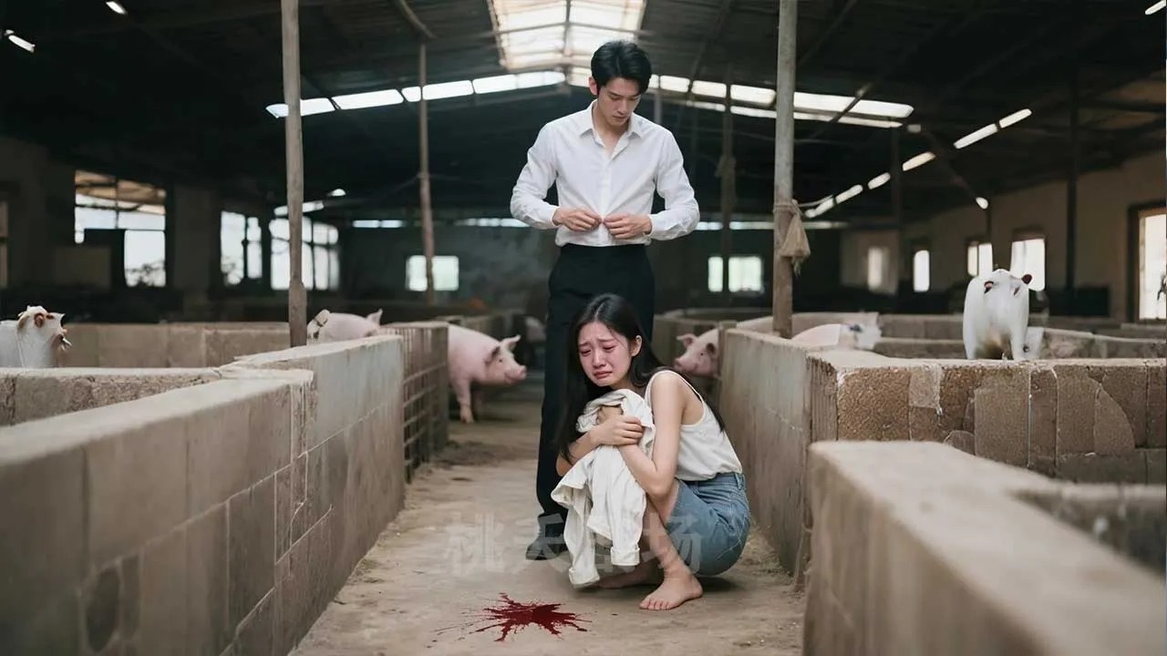 鄉下女孩被下藥意外和禁慾霸總激情一夜，霸總第二天看到床上的血跡，意識到她是第一次徹底愛上了她#总裁夫人要回去养猪#霸總#灰姑娘