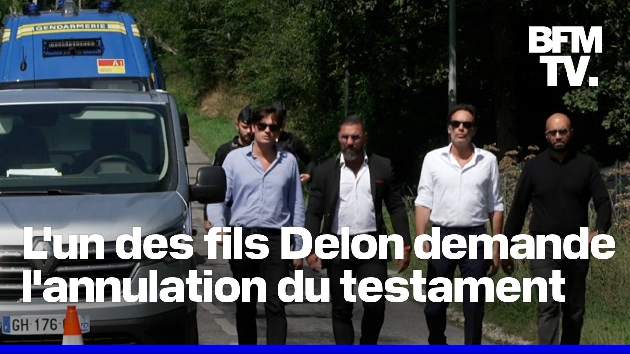 Succession d'Alain Delon: le plus jeune fils de l'acteur demande l'annulation du testament