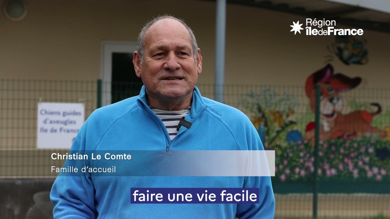 Reportage sur l'association Chiens Guides d'Aveugles d'Ile de France