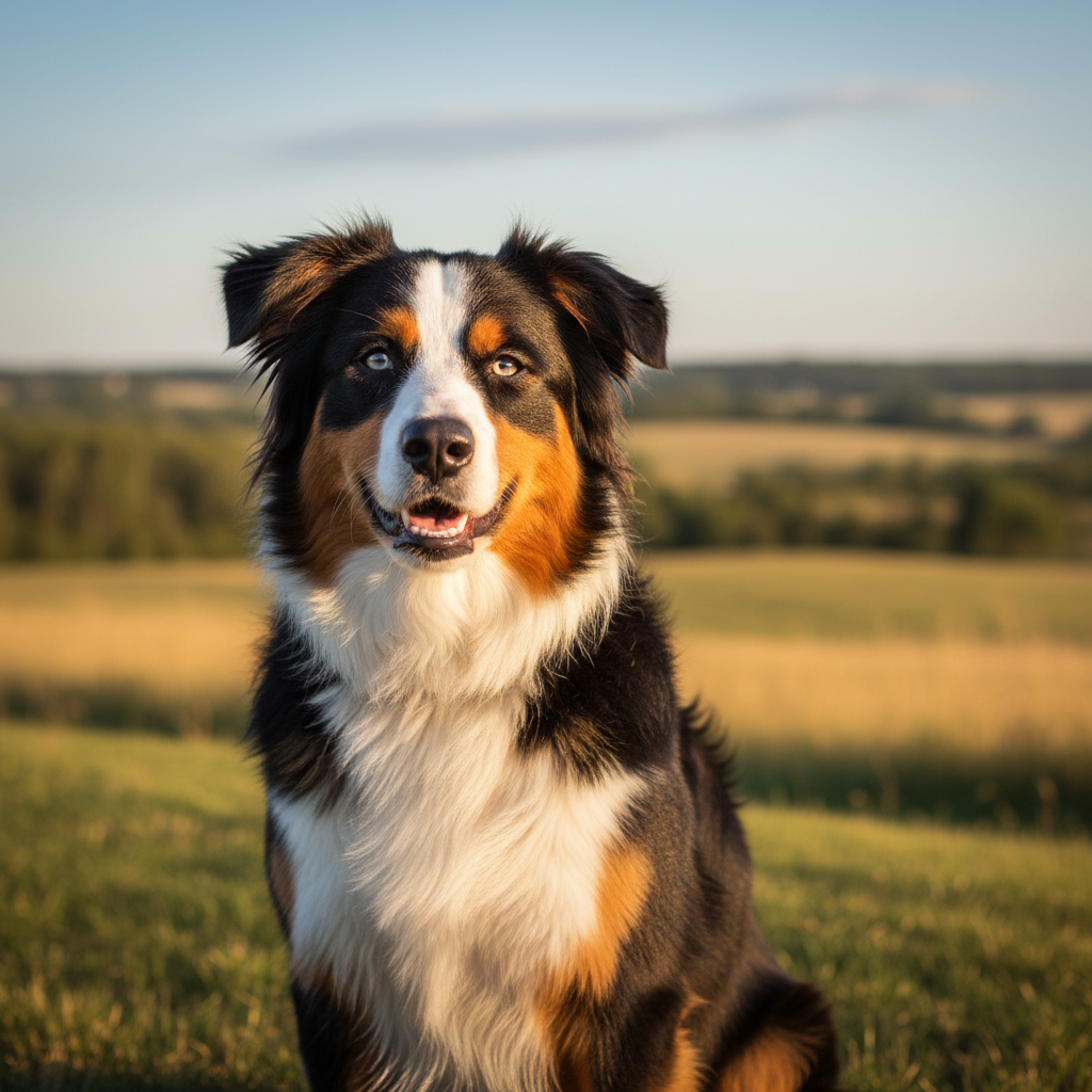 découvrez tout sur le berger australien croisé bouvier bernois, un compagnon à la fois énergique et tendre, idéal pour les familles actives et les amateurs de chiens affectueux.
