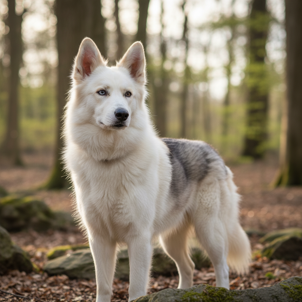 découvrez le berger suisse croisé husky, un chien alliant l'élégance nordique à un tempérament captivant, parfait pour les amateurs de compagnons à la fois beaux et dynamiques.