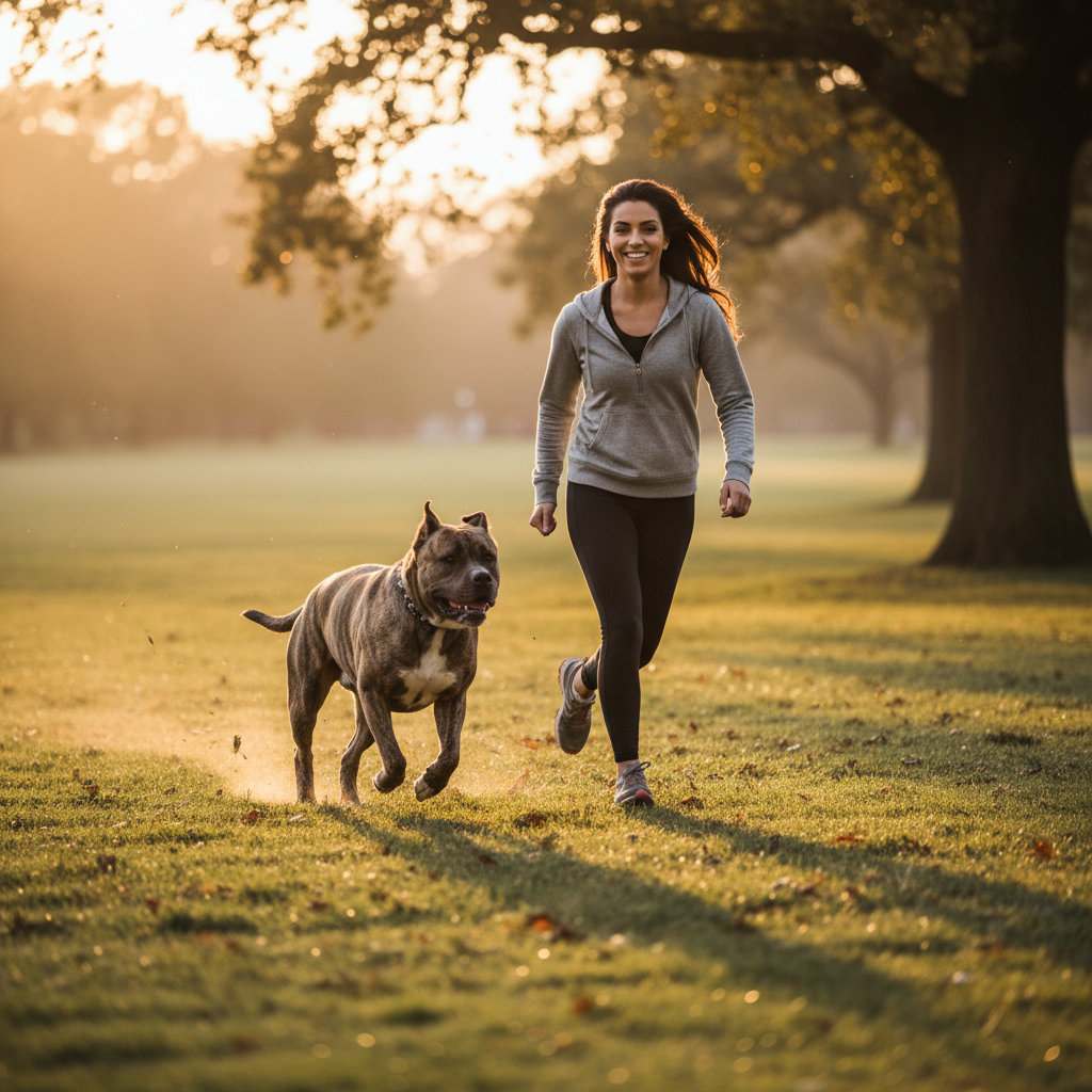 découvrez le cane corso croisé staff, un chien loyal, équilibré et protecteur, idéal pour les familles cherchant un compagnon fidèle et affectueux.