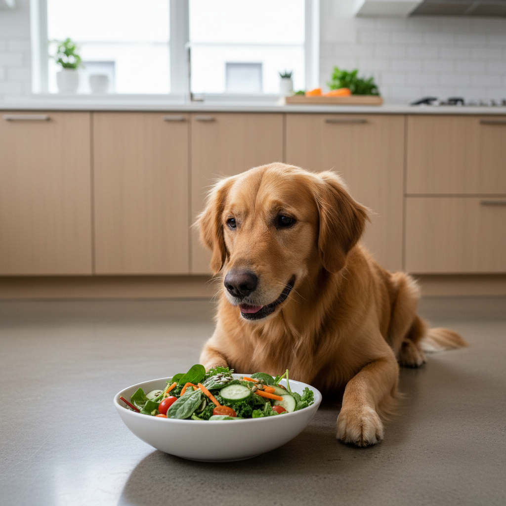 découvrez cette startup innovante d'alimentation végétale pour animaux, convaincue que votre chien mérite une alimentation saine et équilibrée à base de salades.