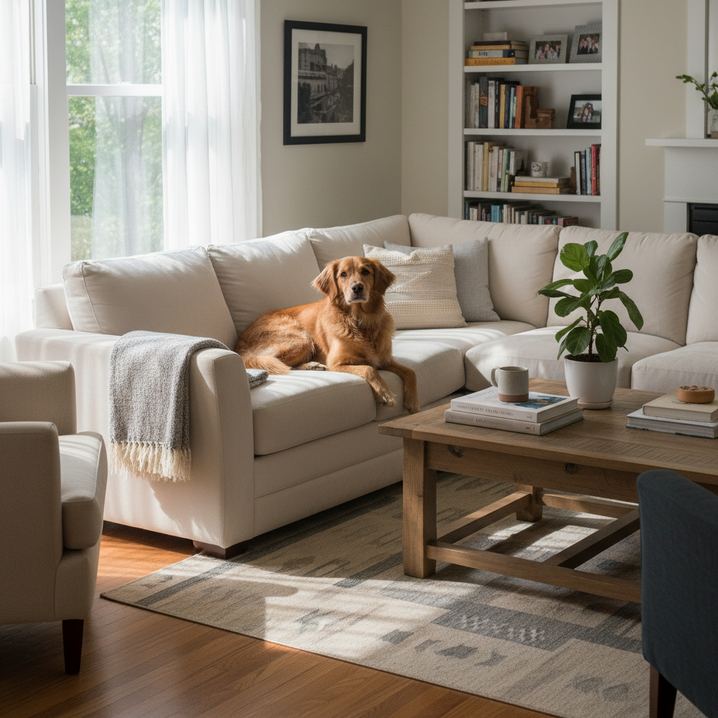 découvrez des astuces efficaces pour empêcher votre chien de monter sur le canapé et adopter de bonnes habitudes à la maison.