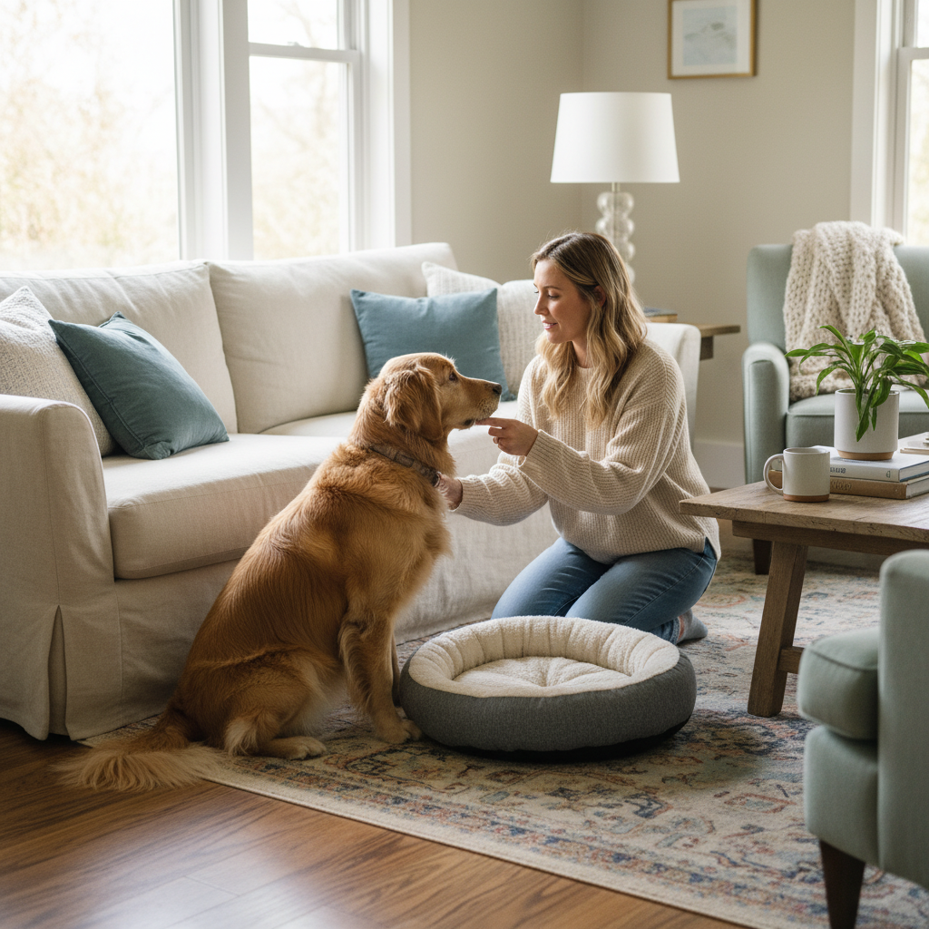 découvrez des astuces efficaces pour empêcher votre chien de monter sur le canapé et favoriser un comportement respectueux dans votre maison.