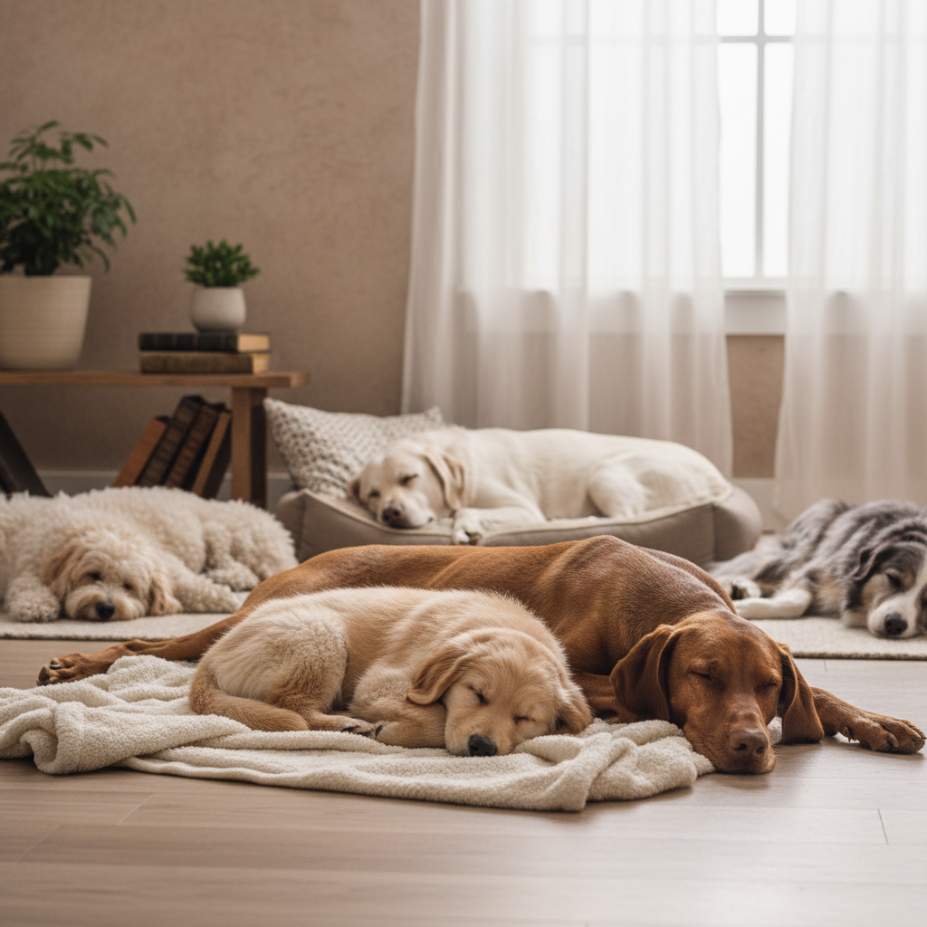 découvrez combien d'heures de sommeil un chien a besoin selon son âge et sa race pour assurer son bien-être et sa santé optimale.