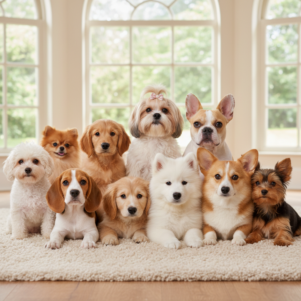 explorez notre sélection des 10 races de chiens les plus adorables au monde et trouvez votre compagnon parfait plein d'amour et de tendresse.