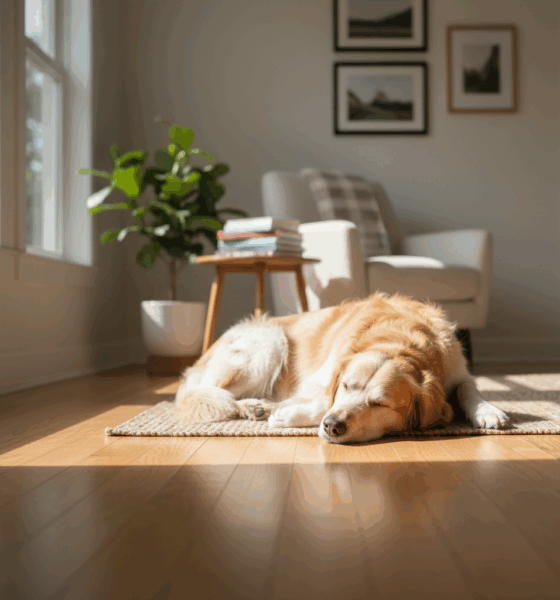 découvrez pourquoi votre chien dort par terre, quand ce comportement est normal et quand il peut être signe d'un problème de santé ou de bien-être.