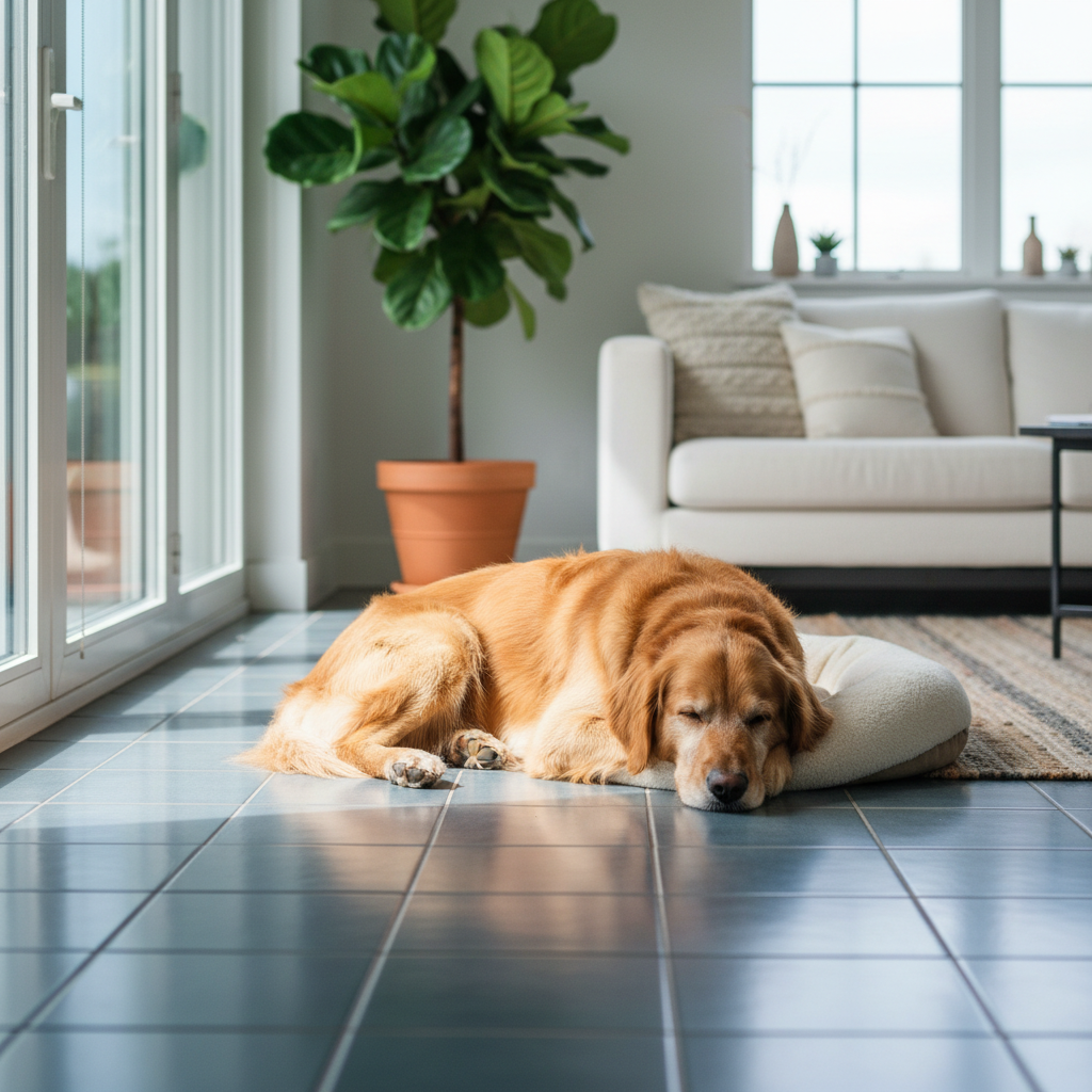 découvrez pourquoi votre chien préfère dormir par terre, ce que cela signifie pour sa santé et son bien-être, et quand il est nécessaire de consulter un vétérinaire.