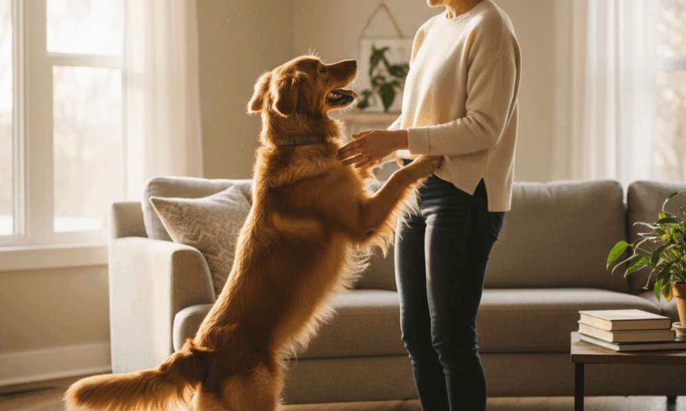 découvrez pourquoi votre chien vous saute dessus et apprenez des méthodes efficaces pour corriger ce comportement afin d'améliorer votre relation avec votre compagnon à quatre pattes.