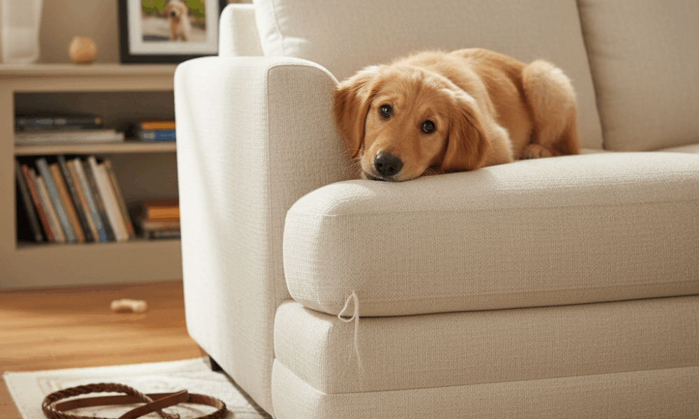 découvrez des conseils pratiques et efficaces pour empêcher votre chiot de manger le canapé et préserver votre intérieur tout en favorisant son bon comportement.