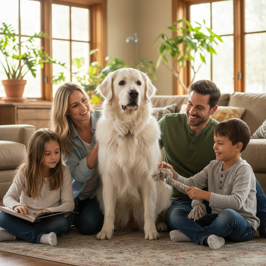 découvrez le bouvier bernois croisé montagne des pyrénées, un chien fidèle et affectueux, parfait pour les familles. apprenez tout sur son caractère, ses soins et son éducation.