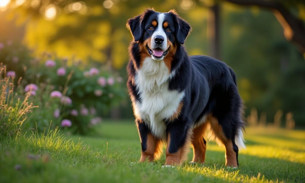 découvrez le beauceron croisé bouvier bernois, un grand chien affectueux et loyal, parfait comme compagnon fidèle pour toute la famille.