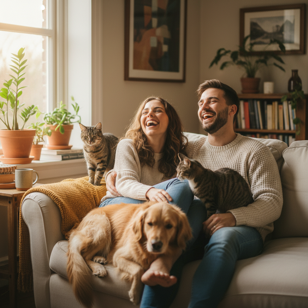 découvrez comment la présence des chiens et des chats influence la dynamique et le bonheur au sein du couple, avec des effets parfois inattendus sur la vie à deux.
