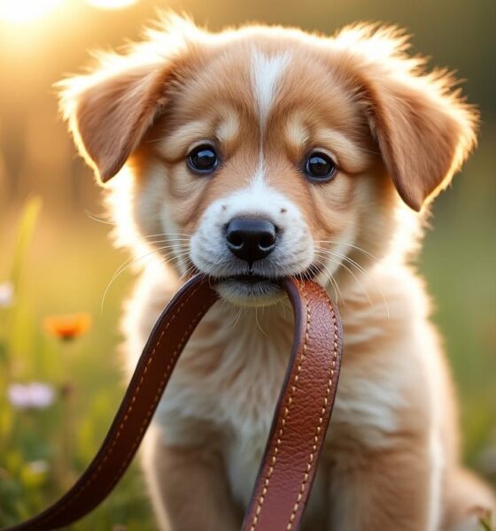 découvrez des astuces efficaces pour empêcher votre chiot de mordiller la laisse et assurer des promenades agréables et sécurisées.