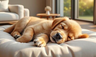 découvrez combien d'heures de sommeil un chiot a besoin chaque jour pour bien grandir et rester en bonne santé.