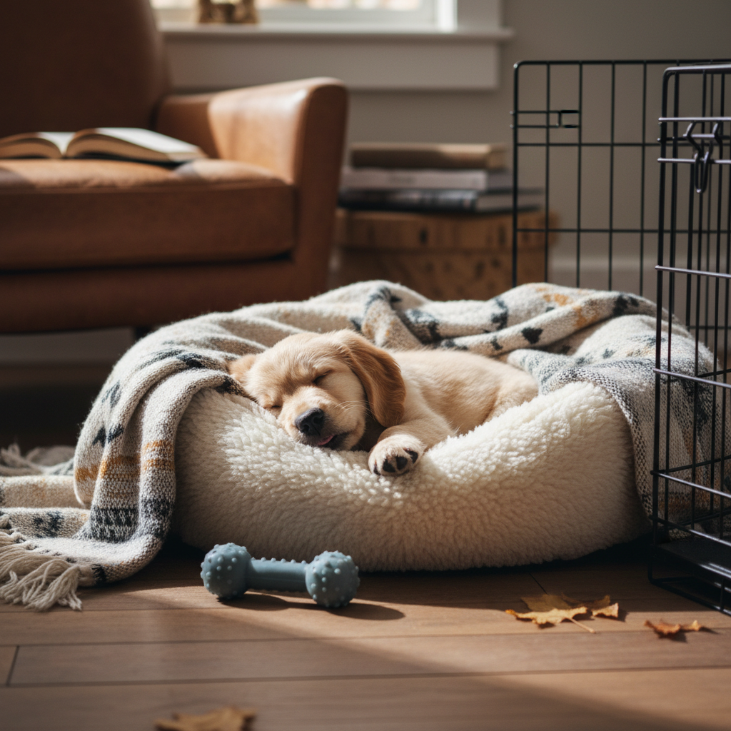 découvrez nos conseils pratiques pour choisir l'endroit idéal où faire dormir votre chiot et garantir une première nuit douce et sereine pour votre nouveau compagnon.