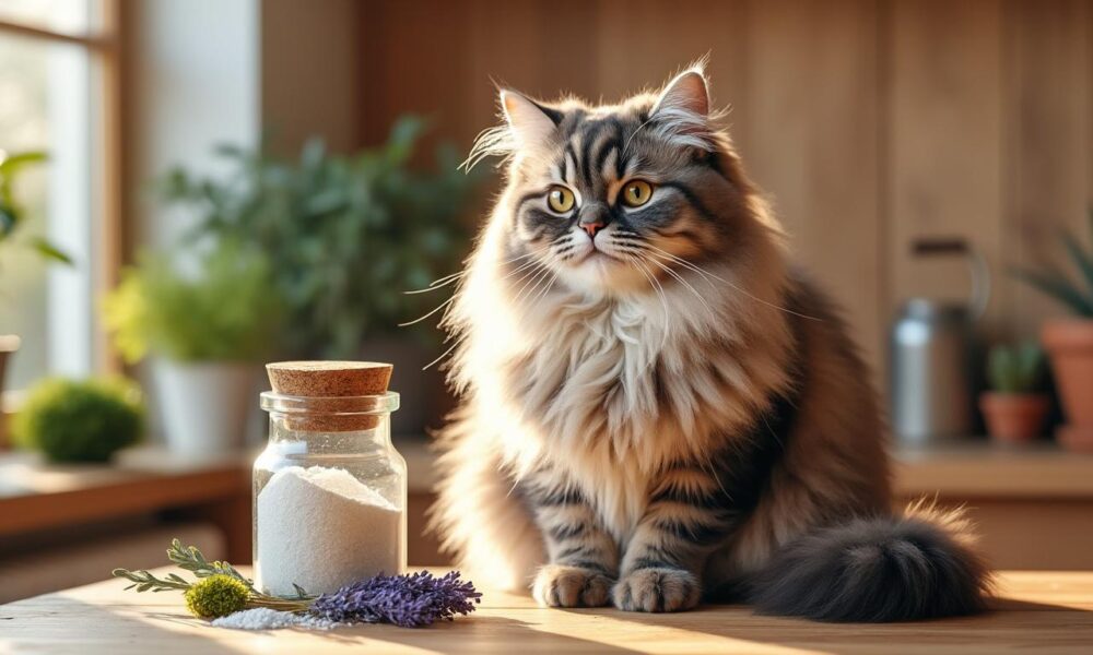 découvrez comment la terre de diatomée peut protéger efficacement votre chat contre les puces de manière naturelle et sans danger.