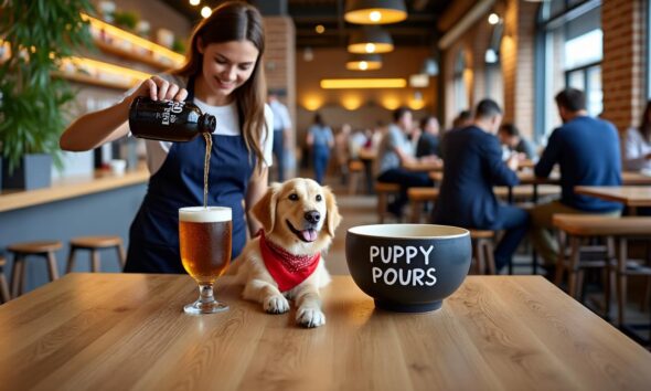 découvrez le food hall londonien qui révolutionne l'expérience canine avec la ‘doggy guinness’, une bière spécialement conçue pour les chiens, alliant innovation et amour des animaux.