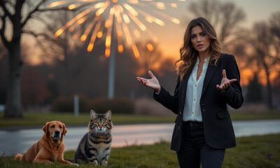 un influenceur allemand alerte sur les effets douloureux des feux d'artifice durant les fêtes, soulignant l'impact négatif sur le bien-être des animaux.