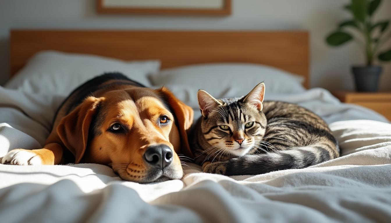 découvrez quel compagnon à quatre pattes, chien ou chat, favorise un sommeil réparateur et améliore la qualité de vos nuits.