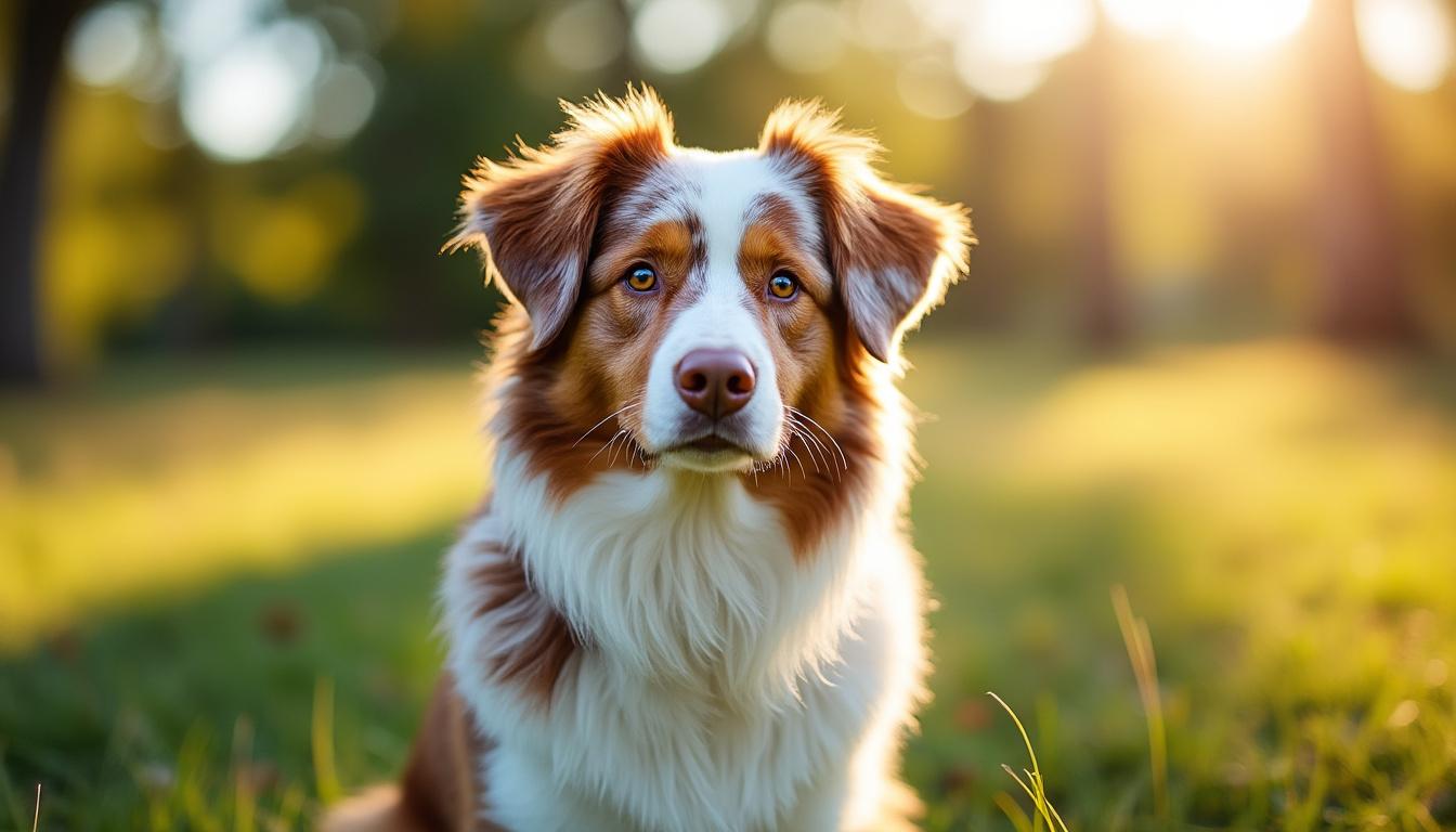 découvrez tout sur la robe rouge merle du berger australien : ses origines, ses caractéristiques uniques et des conseils pour bien en prendre soin.