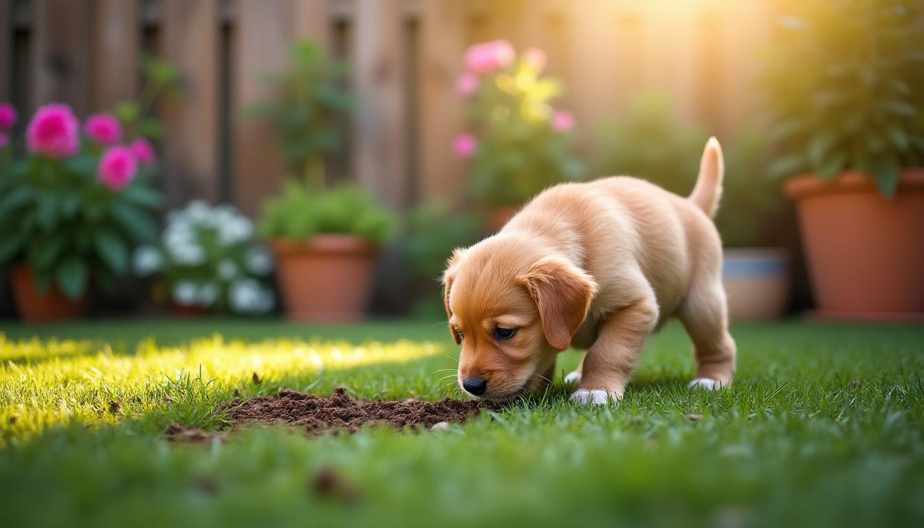découvrez pourquoi votre chiot mange ses crottes, les causes possibles de ce comportement et les solutions efficaces pour l'en empêcher et assurer son bien-être.