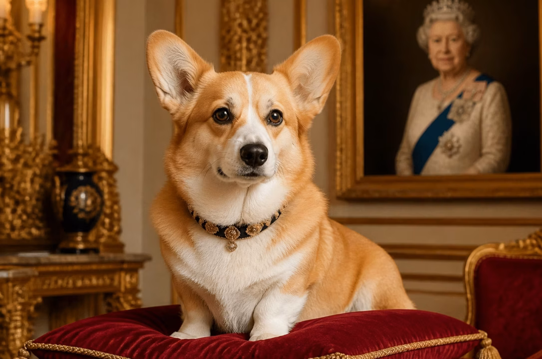 Corgi de la reine : le chien royal emblématique